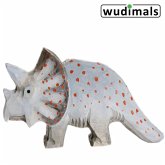 Wudimals A040905 - Triceratops, Triceratops, handgeschnitzt aus Holz