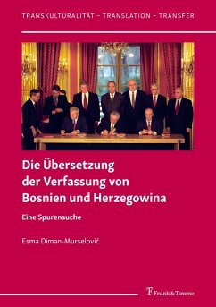 Cover Die Übersetzung der Verfassung von Bosnien und Herzegowina