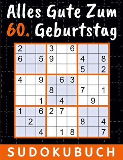 60 Geburtstag Geschenk   Alles Gute zum 60. Geburtstag - Sudoku
