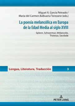 La poesía melancólica en Europa de la Edad Media al siglo XVIII