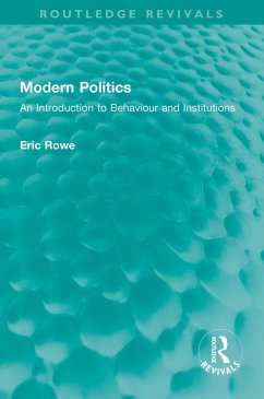 Cover Modern Politics (eBook, PDF)