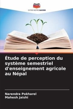 Étude de perception du système semestriel d'enseignement agricole au Népal - Pokharel, Narendra;Jaishi, Mahesh
