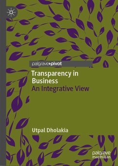 Transparency in Business (eBook, PDF) - Dholakia, Utpal