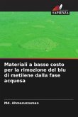 Materiali a basso costo per la rimozione del blu di metilene dalla fase acquosa