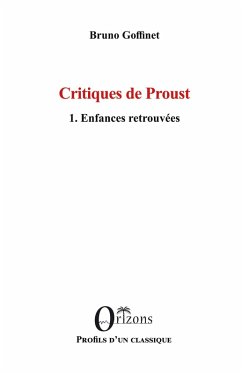 Cover Critiques de Proust