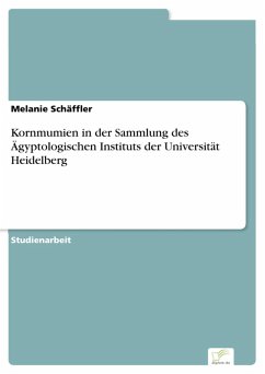 Kornmumien in der Sammlung des Ägyptologischen Instituts der Universität Heidelberg (eBook, PDF) - Schäffler, Melanie