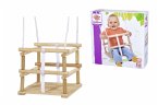 Eichhorn 100004402 - Kinder Gitterschaukel, Outdoor, Sitzfläche 30x30cm, Holz/Kunststoff, verstellbar