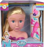 Simba 105560145 - Steffi Love Frisierkopf Girl mit Zubehör, Höhe: 19cm