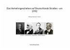 Das Verkehrsgeschehen auf Deutschlands Straßen - um 1992 (eBook, ePUB) Das Verkehrsgeschehen auf Deutschlands Straßen - um 1992 (eBook, ePUB)