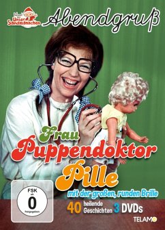 Frau Puppendoktor Pille mit der großen,runden Brille - Frau Puppendoktor Pille