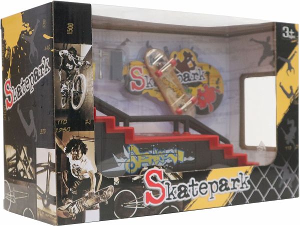 Fingerskateboard-Park mit Zubehör