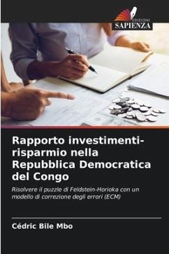 Rapporto investimenti-risparmio nella Repubblica Democratica del Congo - Bile Mbo, Cédric