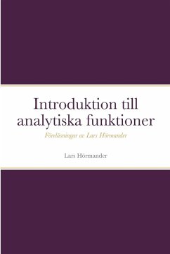 Introduktion till analytiska funktioner - Hörmander, Lars; Källén, Anders