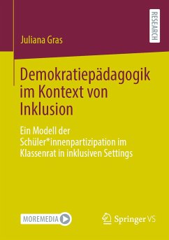 Demokratiepädagogik im Kontext von Inklusion (eBook, PDF) - Gras, Juliana