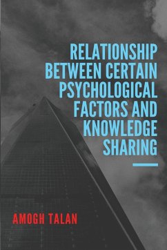 Relationship Between Certain Psychological Factors and Knowledge Sharing - Talan, Amogh