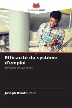 Efficacité du système d'emploi - Rwothumio, Joseph