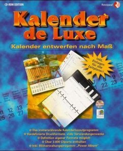 Kalender de Luxe, 1 CD-ROM