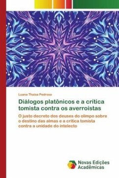 Diálogos platônicos e a crítica tomista contra os averroístas - Pedrosa, Luana Thaísa