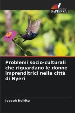 Problemi socio-culturali che riguardano le donne imprenditrici nella città di Nyeri - Ndiritu, Joseph