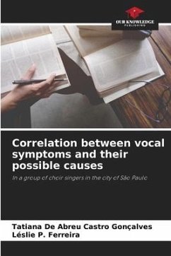 Correlation between vocal symptoms and their possible causes - De Abreu Castro Gonçalves, Tatiana;Ferreira, Léslie P.