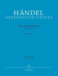 Cover Poro, Re dell´Indie HWV 28 -Opera in drei Akten-