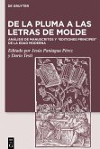De la pluma a las letras de molde De la pluma a las letras de molde