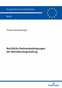 Rechtliche Rahmenbedingungen der Betriebsratsgründung - Hauzenberger, Florian