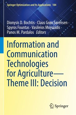 Information and Communication Technologies for Agriculture¿Theme III: Decision