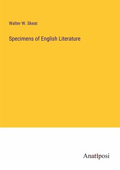 Specimens of English Literature - Skeat, Walter W.