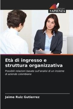 Età di ingresso e struttura organizzativa - Ruiz Gutierrez, Jaime