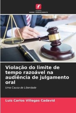Violação do limite de tempo razoável na audiência de julgamento oral - Villegas Cadavid, Luis Carlos