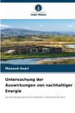 Untersuchung der Auswirkungen von nachhaltiger Energie