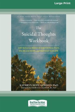 The Suicidal Thoughts Workbook - Gordon, Kathryn Hope