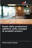 Ruolo della produzione additiva nello sviluppo di prodotti ortesici