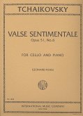 Valse Sentimentale op.51,6 for violoncello and piano