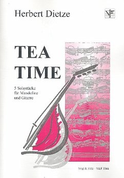 Tea Time für Manoldine und Gitarre Partitur und Stimme Cover Tea Time für Manoldine und Gitarre Partitur und Stimme