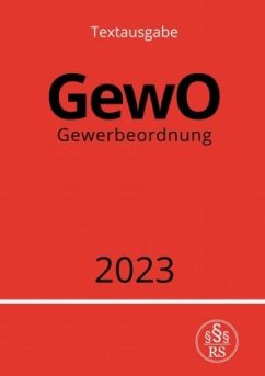 Gewerbeordnung - GewO 2023 - Studier, Ronny