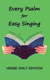 Every Psalm for Easy Singing