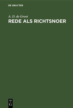 Cover Rede als richtsnoer (eBook, PDF)