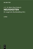 J. C. B. Mohr (Paul Siebeck): Neuigkeiten. 3/1934 (eBook, PDF)