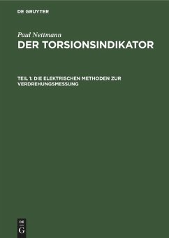 Cover Die elektrischen Methoden zur Verdrehungsmessung (eBook, PDF)