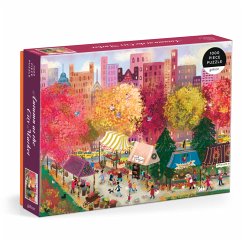 Joy Laforme Autumn at the City Market 1000 Piece Puzzle - Galison