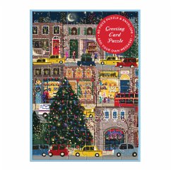 Joy Laforme Winter Lights Greeting Card Puzzle - Galison