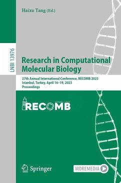 Cover Research in Computational Molecular Biology (eBook, PDF)