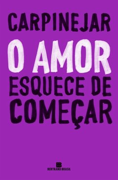 Cover O amor esquece de começar (eBook, ePUB)