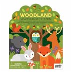 Woodland Coloring Book + Stickers