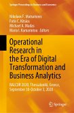 Operational Research in the Era of Digital Transformation and Business Analytics (eBook, PDF)