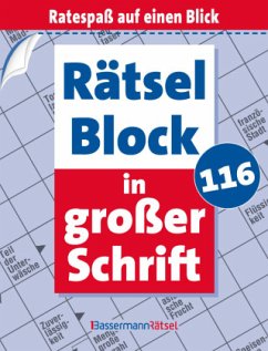 Rätselblock in großer Schrift 116 - Krüger, Eberhard