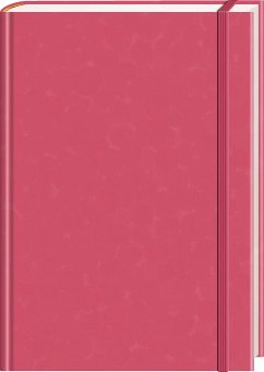 Anaconda Notizbuch/Notebook/Blank Book, punktiert, textiles Gummiband, pink, Hardcover (A5), 120g/m² Papier