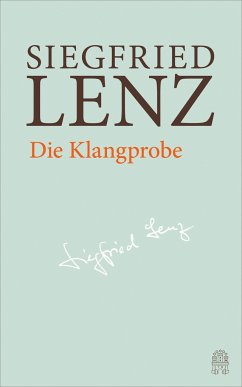Die Klangprobe - Lenz, Siegfried